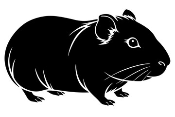 
guinea pig silhouette, Guinea Pig vector illustration