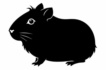 
guinea pig silhouette, Guinea Pig vector illustration