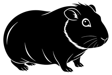 
guinea pig silhouette, Guinea Pig vector illustration