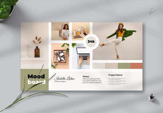 Simple Moodboard Design Layout