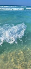 Fototapeta premium waves on the beach