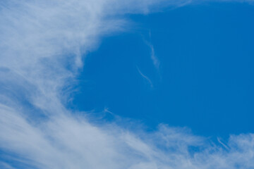 blue sky with clouds