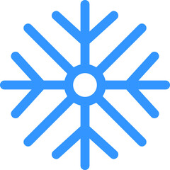 Obraz premium Snowflake icon. Weather symbol. Flat style.