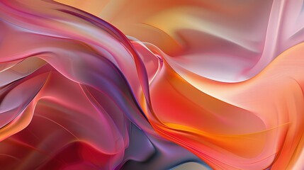 Obraz premium Swirling Abstract Fabric Patterns in Warm Tones Captured During Creative Art Session