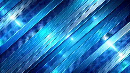 "Futuristic High-Speed Digital Movement: Dynamic Motion Light Trails on Dark Blue Background - Modern Abstract Technology Concept" generative ai
