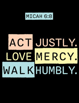 MICAH 6 8 VECTOR