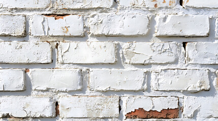 White Brick Wall Background