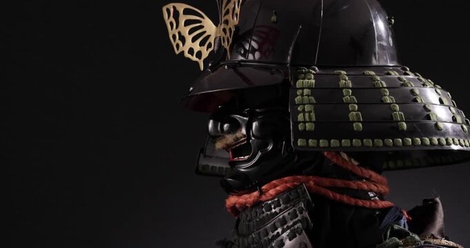 Detailaufnahme einer japanischen R&uuml;stung der Edo-Zeit