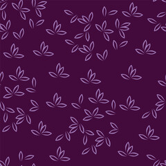 seamless vector flower pattern on background