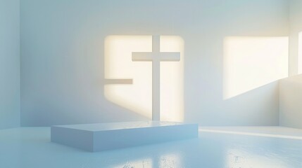 Obraz premium Sacred faith: christian religion, on the life and teachings of Jesus Christ, promoting values of compassion, redemption, and community through the doctrines of the new testament