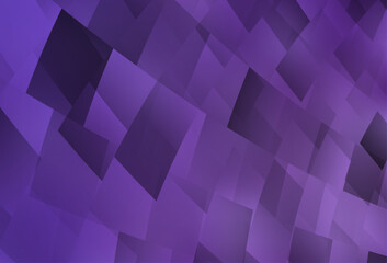 Obraz premium Light Purple vector layout with lines, rectangles.