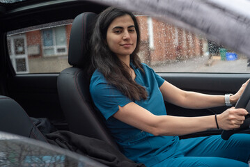 Nurse car portrait with confident and proud expression