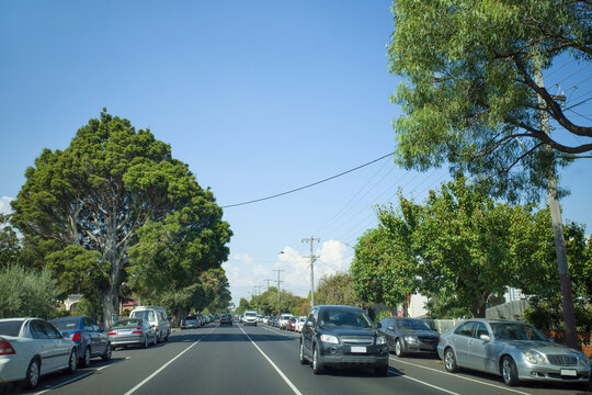 Inner city Melbourne streetscape