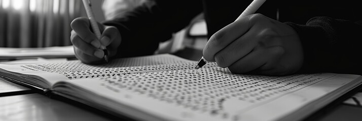 Student focused on exam preparation, creating timetables, and strategically planning study sessions