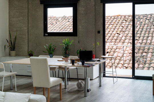 Modern office meeting room