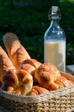 A basket full of bread