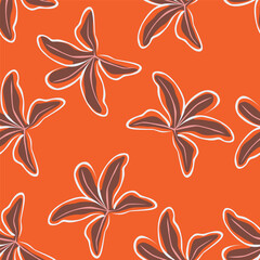 Seamless flowers pattern, floral print.