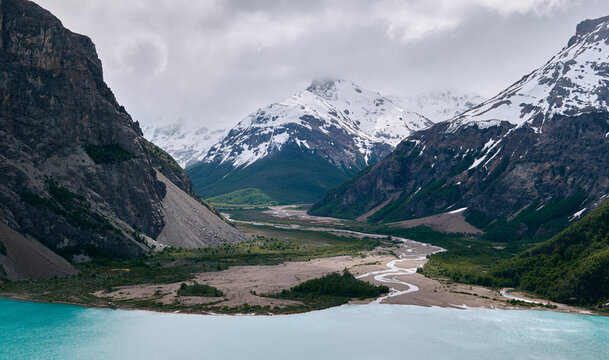 Mountain Stream Confluence
