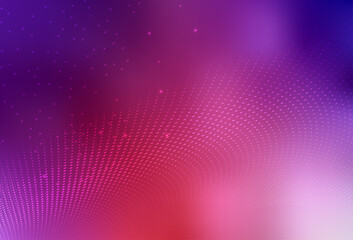 Light Pink, Red vector Abstract illustration with colored bubbles in nature style.