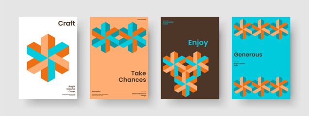 Obraz premium Modern Banner Layout. Creative Business Presentation Template. Geometric Flyer Design. Report. Poster. Background. Book Cover. Brochure. Handbill. Advertising. Leaflet. Magazine. Newsletter
