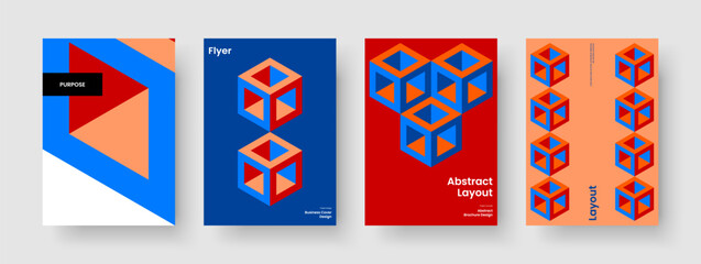 Geometric Flyer Template. Isolated Book Cover Design. Creative Report Layout. Business Presentation. Banner. Brochure. Poster. Background. Pamphlet. Catalog. Brand Identity. Leaflet. Advertising