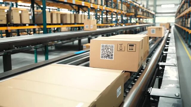highlighting the efficiency and accuracy of smart packaging in logistics