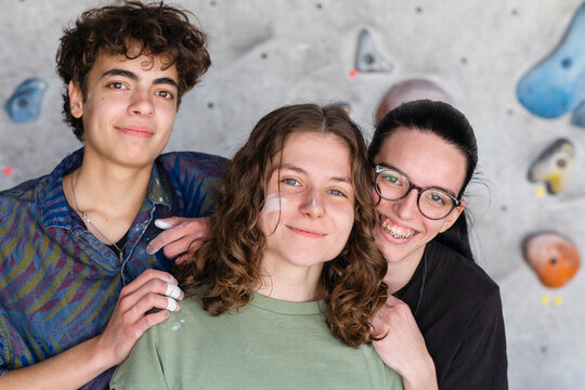 Diverse group of friends