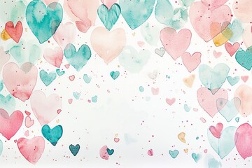 Background with heart theme and ample space for writing. Perfect for themes of love, romance, and heartfelt messages