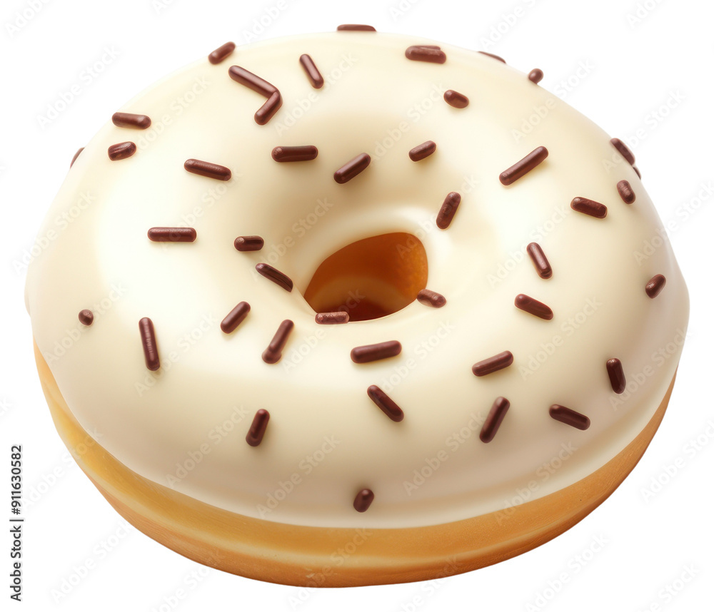 Sticker PNG Dessert donut food cake.