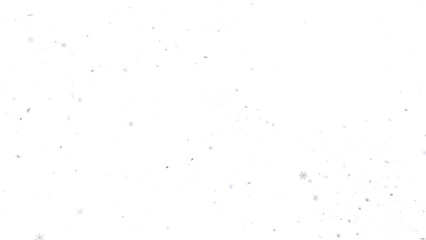 Frosty Snowfall: Mesmeric 3D Illustration Depicting Descending Holiday Snowflakes