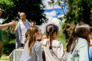 friends outdoor gathering 