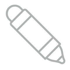 Marker Vector Line Grey Icon Design