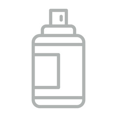 Obraz premium Spray Paint Vector Line Grey Icon Design