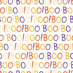 Boo! Seamless Pattern