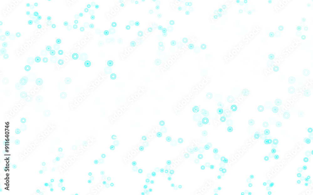 Wall mural light green vector pattern with spheres.