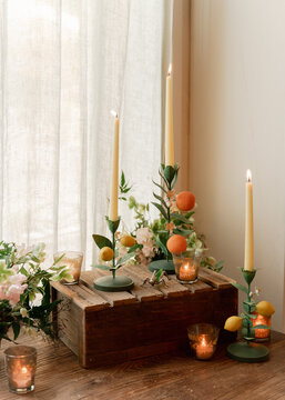 Citrus Candlesticks