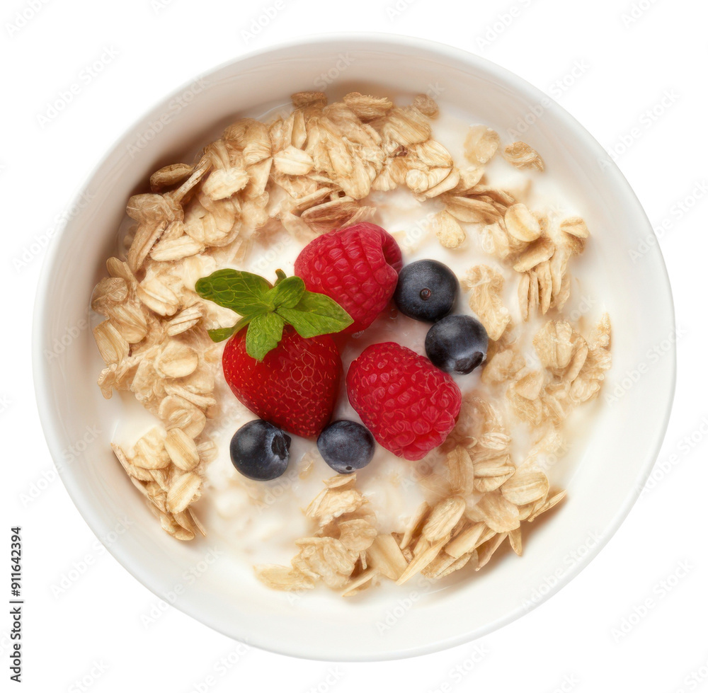 Wall mural PNG A yogurt bowl food strawberry blueberry.