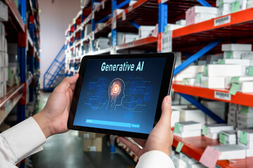 Generative AI virtual assistant tools for prompt engineer and user for ease of engage artificial intelligence AI technology help people to work with generative AI functions by prompting the AI snugly