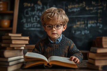 Pupils return to school to study, back to school, AI generated