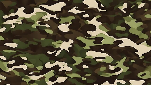 
camouflage military pattern vector illustration green army background