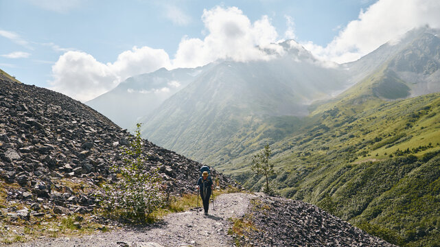 Alaska mountain hike