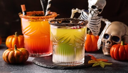 Obraz premium ハロウィンのカクテル（halloween cocktails） 