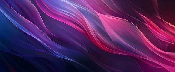 Abstract Purple and Pink Swirling Lines