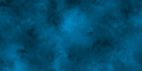 Abstract blue smoke on black background, old style dark blue grunge texture, brush painted blue background used in weeding card, cover, graphics design and web design.	