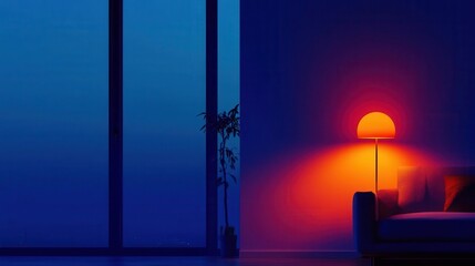 Obraz premium Smart lighting scenes adjusting for different moods