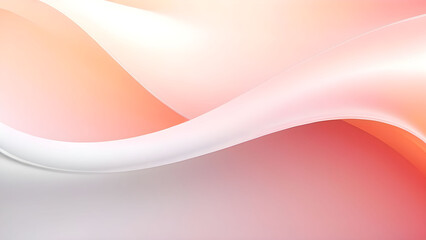Gradient wavy background with muted peach and White colour 