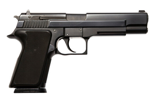 PNG Pistol handgun weapon white background.