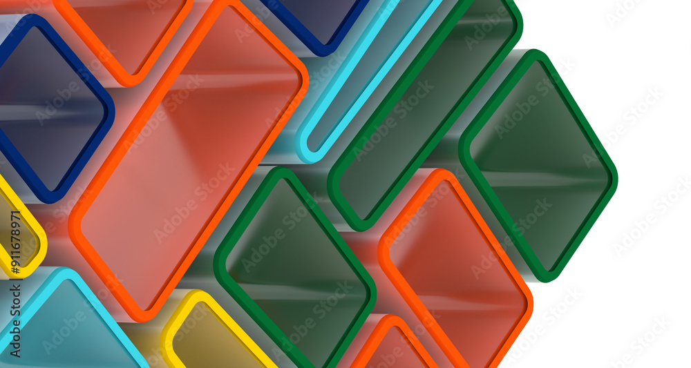 Aufkleber Abstract Low-Poly background. triangulated texture. Design 3d. Polygonal geometrical pattern. Triangular modern style
