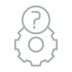 How Vector Line Grey Icon Design