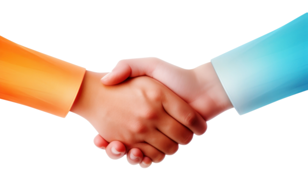 PNG Handshake agreement greeting white background.